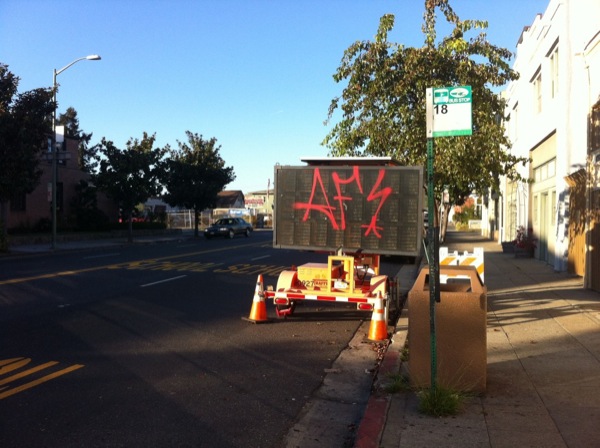 Oakland street signs
