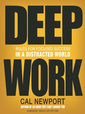 Book Review: Deep Work by Cal Newport – Dave Schumaker